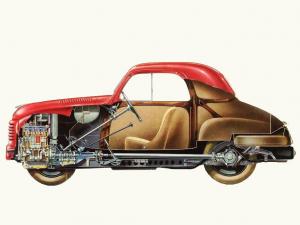 Fiat 500 C Topolino Cabrio 1951 года